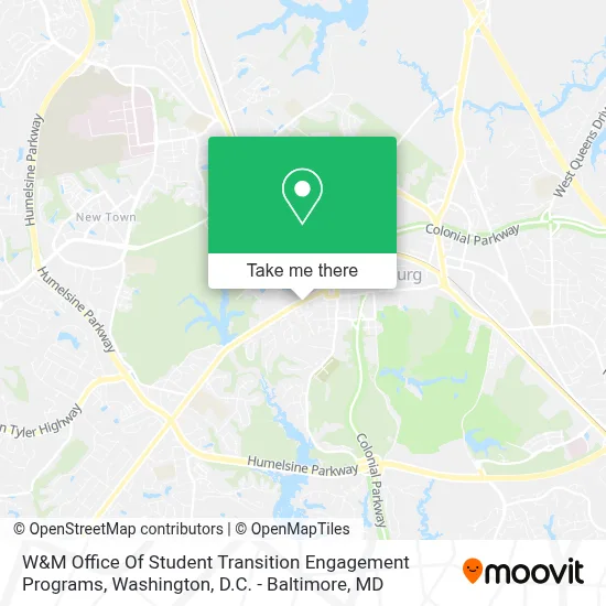 W&M Office Of Student Transition Engagement Programs map