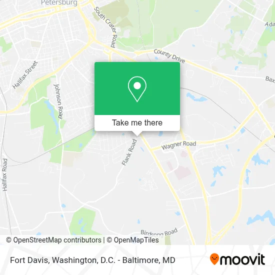 Fort Davis map