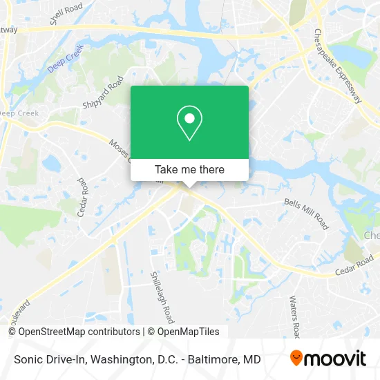 Sonic Drive-In map