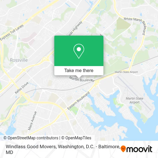 Windlass Good Movers map