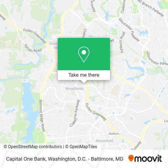 Capital One Bank map