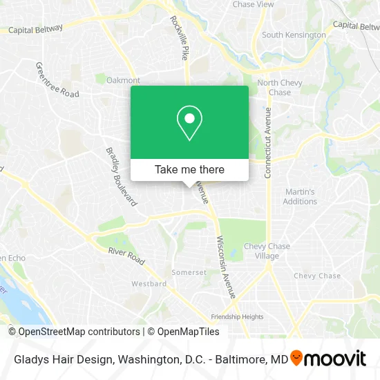 Gladys Hair Design map