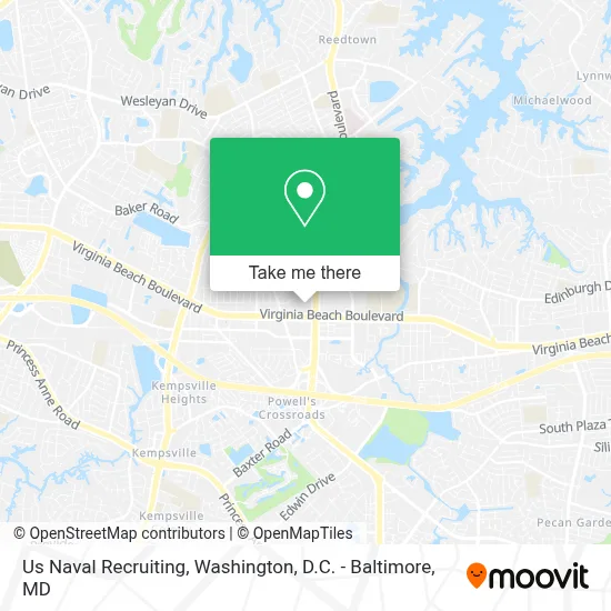 Us Naval Recruiting map