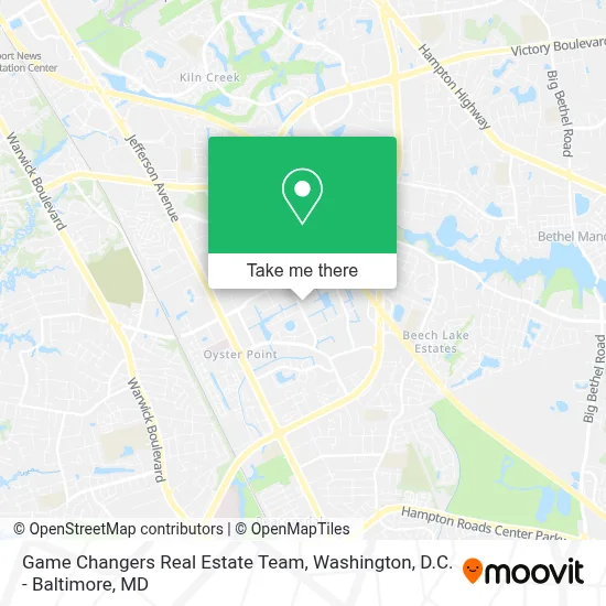 Game Changers Real Estate Team map