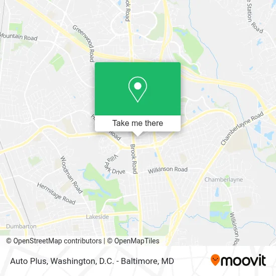 Auto Plus map