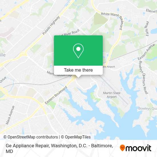 Ge Appliance Repair map