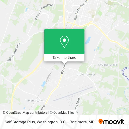 Self Storage Plus map