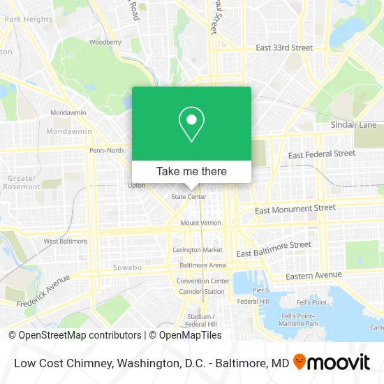 Low Cost Chimney map