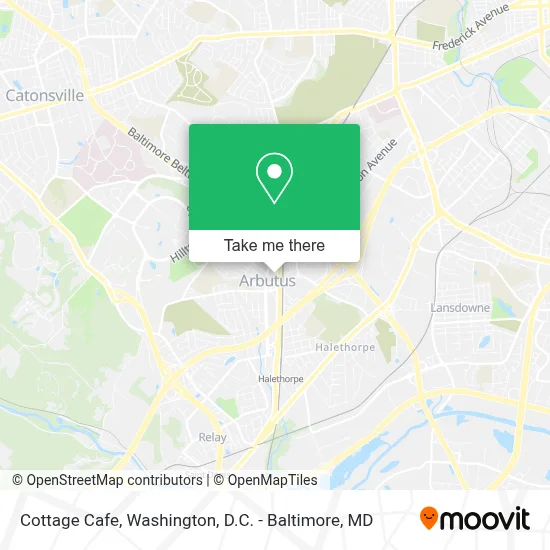 Cottage Cafe map
