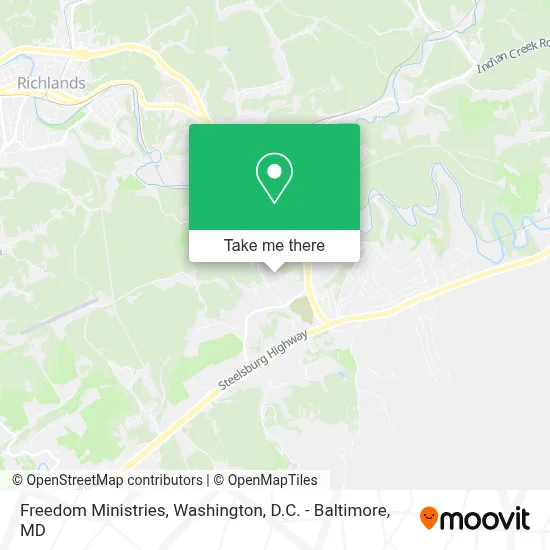 Freedom Ministries map