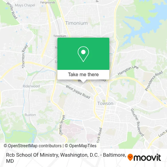 Rcb School Of Ministry map