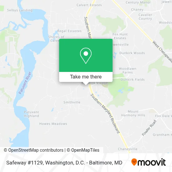 Safeway #1129 map