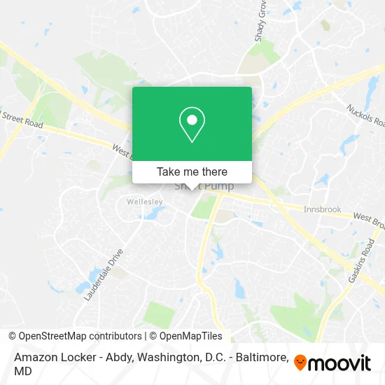 Amazon Locker - Abdy map