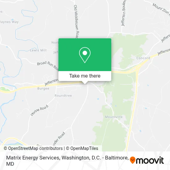 Matrix Energy Services map