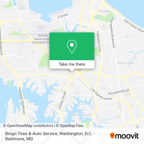 Bingo Tires & Auto Service map