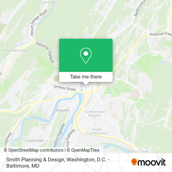 Smith Planning & Design map