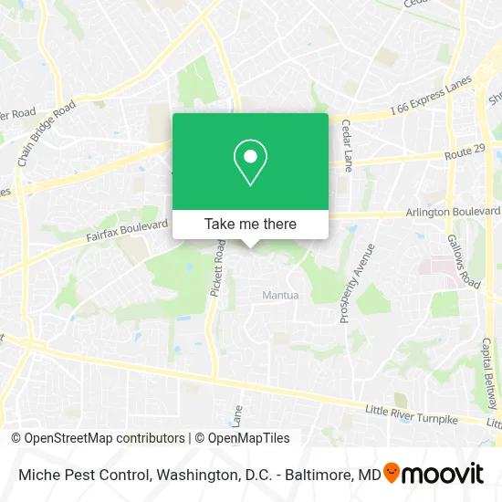 Miche Pest Control map