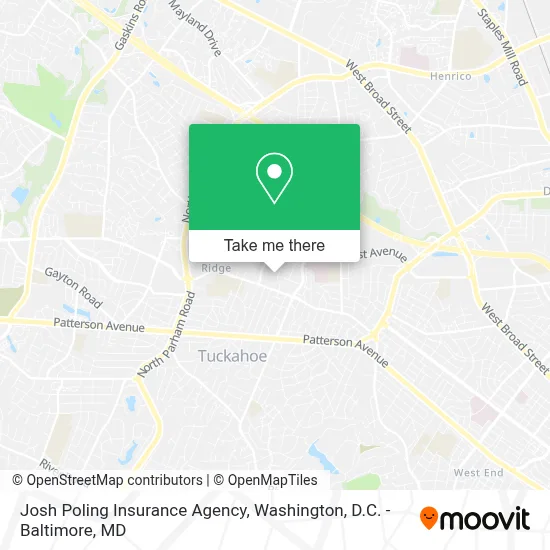 Josh Poling Insurance Agency map
