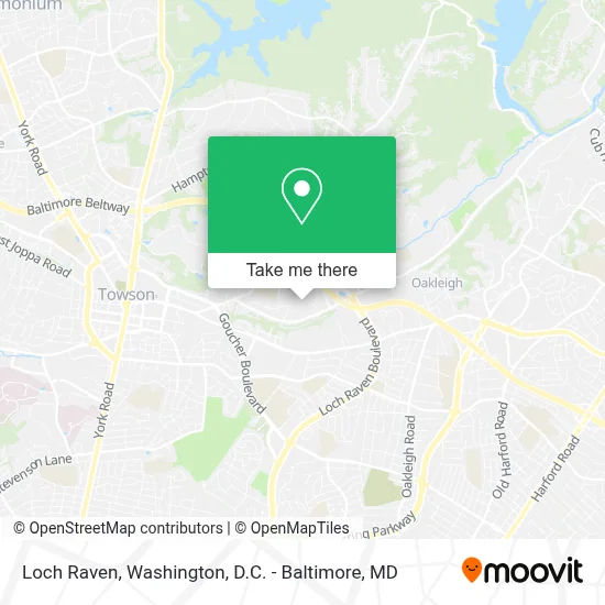Loch Raven map
