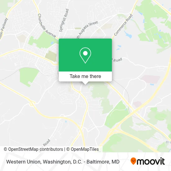 Western Union map