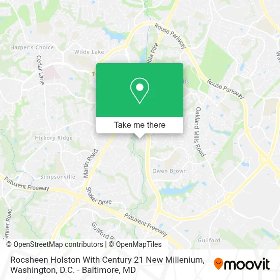 Rocsheen Holston With Century 21 New Millenium map