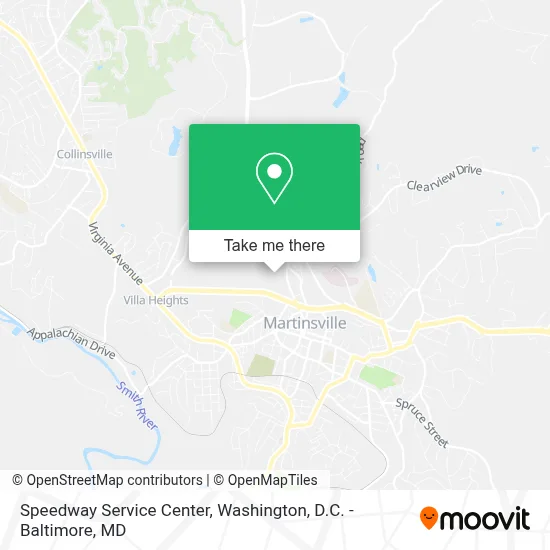 Speedway Service Center map