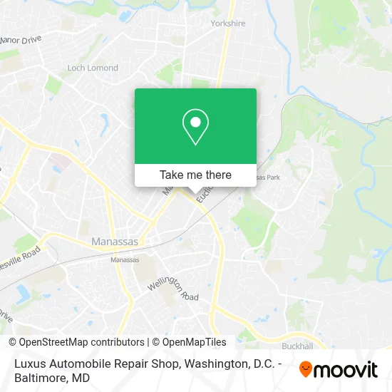Luxus Automobile Repair Shop map