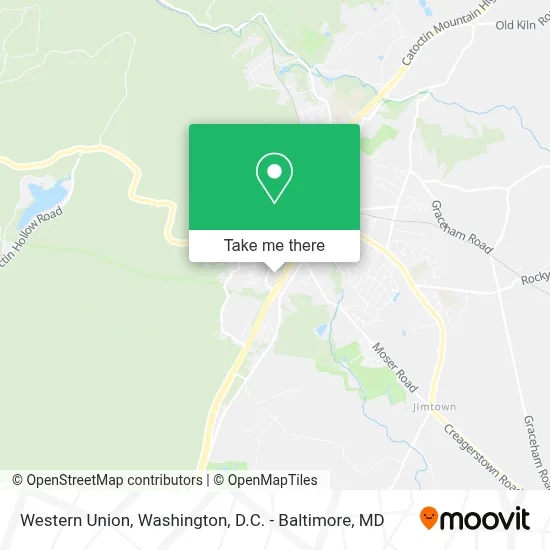 Western Union map