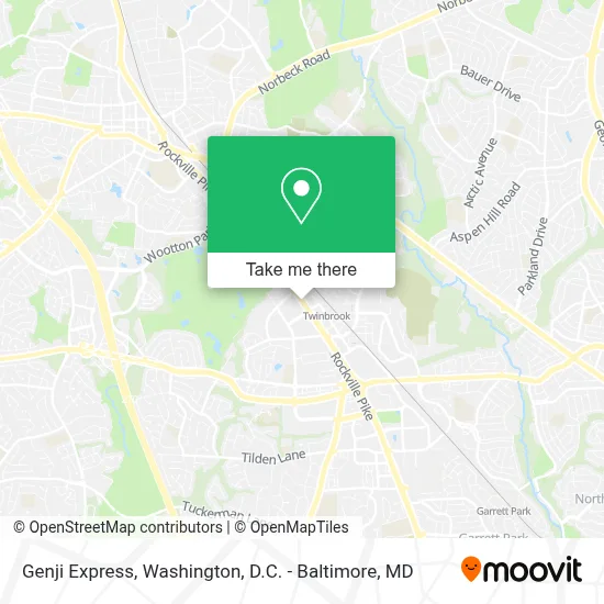 Genji Express map