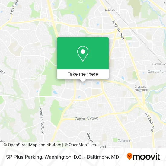 SP Plus Parking map
