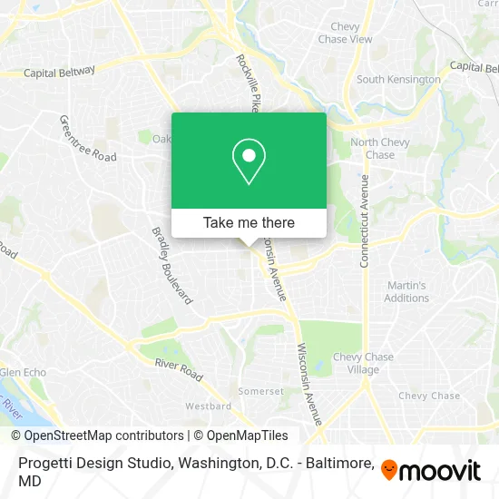 Progetti Design Studio map