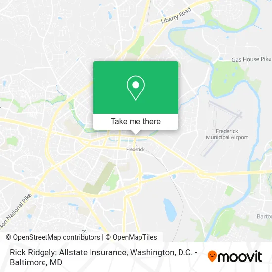 Rick Ridgely: Allstate Insurance map