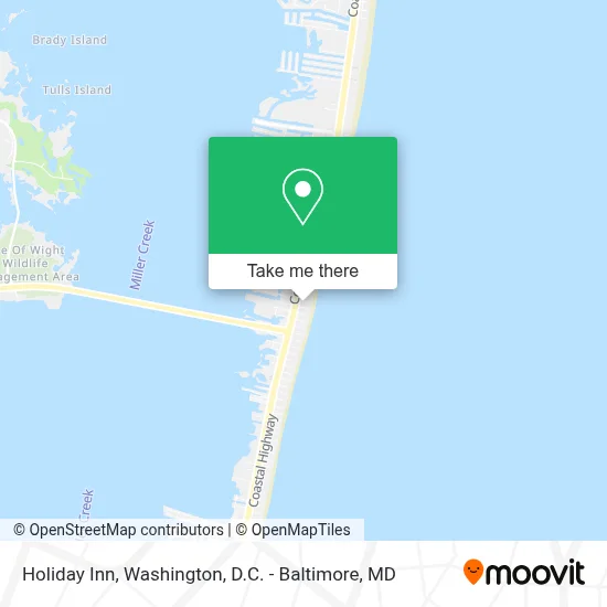 Holiday Inn map