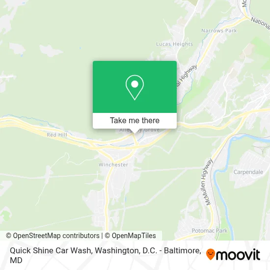 Quick Shine Car Wash map