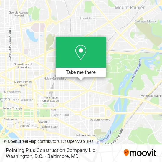 Pointing Plus Construction Company Llc. map