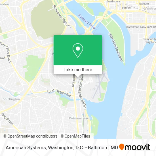 American Systems map