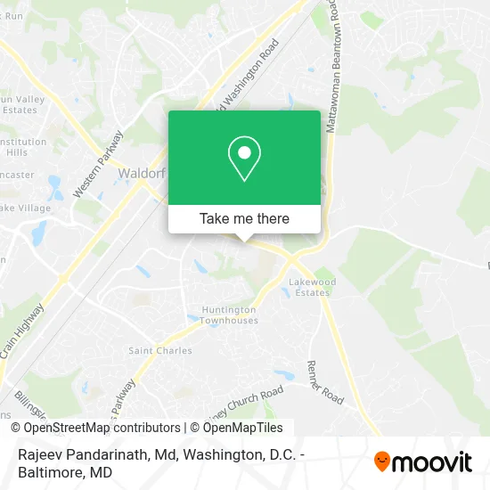 Rajeev Pandarinath, Md map