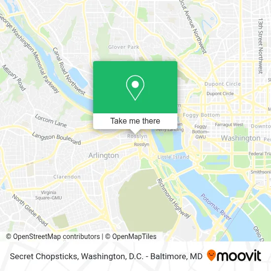 Secret Chopsticks map