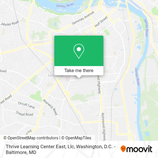 Thrive Learning Center East, Llc map