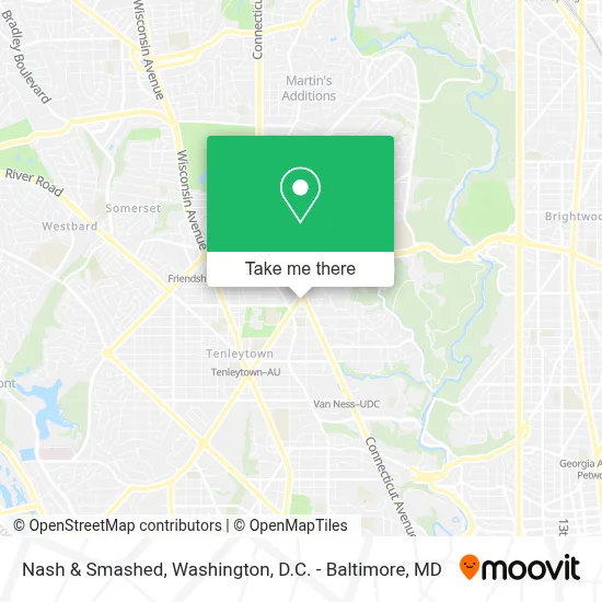 Nash & Smashed map