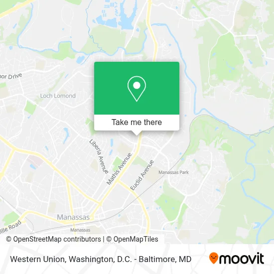 Western Union map
