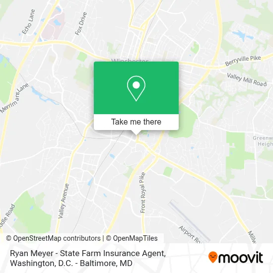 Ryan Meyer - State Farm Insurance Agent map