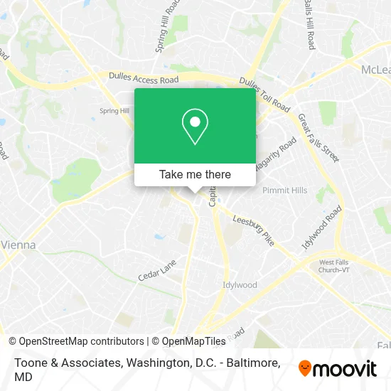 Toone & Associates map