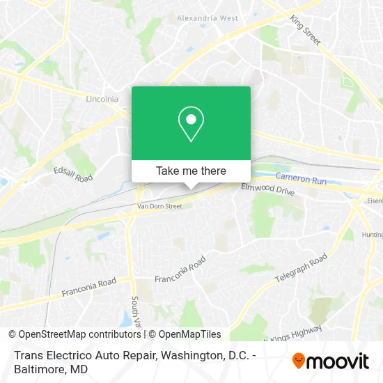 Trans Electrico Auto Repair map