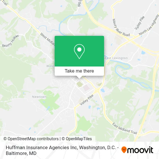 Huffman Insurance Agencies Inc map