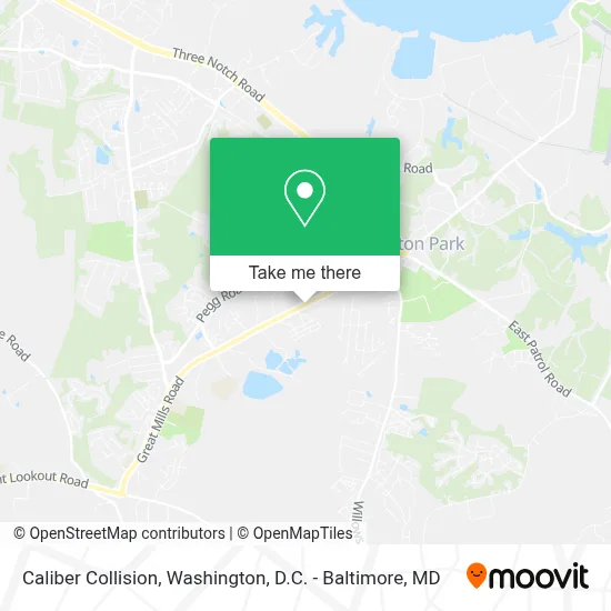 Caliber Collision map