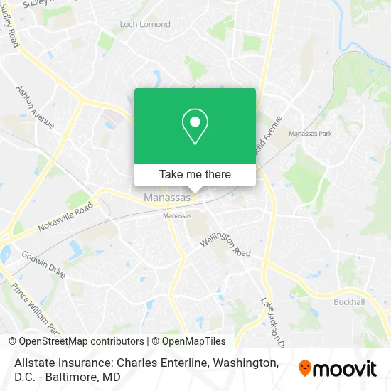 Allstate Insurance: Charles Enterline map