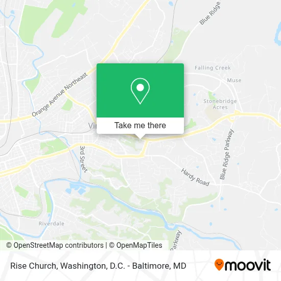 Rise Church map