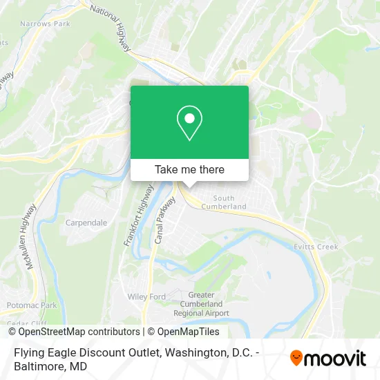 Flying Eagle Discount Outlet map