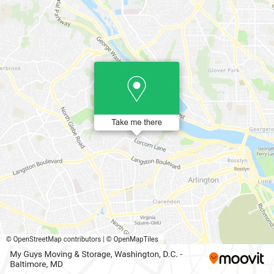 My Guys Moving & Storage map